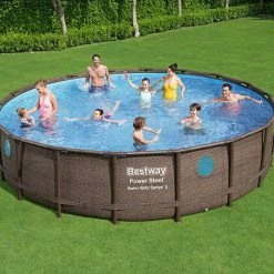 Piscine Tubulaire Ronde Bestway Power Steel Swim Vista 5,49 X 1,22 M -piscine Soldes piscine bestway power steel vista 549 x 122 1