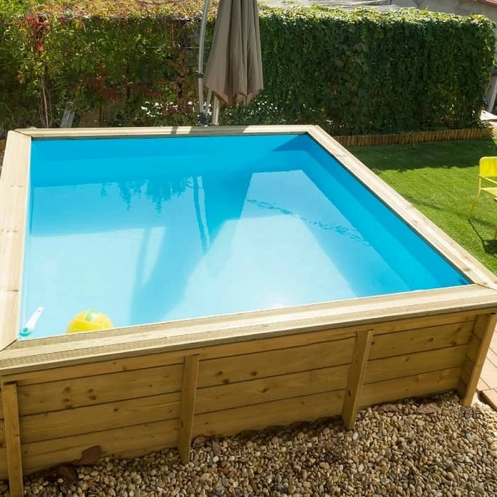 Piscinette Tropic Junior En Bois Pour Enfants 2 X 2 M 3 Piscinette Tropic Junior En Bois Pour Enfants 2 X 2 M – Image 3