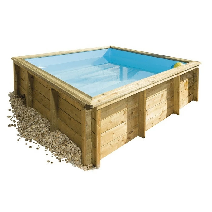 Piscinette Tropic Junior En Bois Pour Enfants 2 X 2 M 1 Piscinette Tropic Junior En Bois Pour Enfants 2 X 2 M