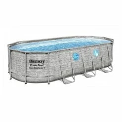 Piscine Tubulaire Ovale Bestway Power Steel Swim Vista 5,49 X 2,74 X 1,22