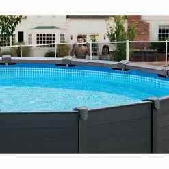 Piscine Tubulaire Ronde Intex Graphite 4.78 X 1.24 M 14 Piscine Tubulaire Ronde Intex Graphite 4.78 X 1.24 M -piscine Soldes piscine intex graphite 2 2