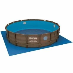 Piscine Tubulaire Ronde Bestway Power Steel Swim Vista 4,88 X 1,22 M -piscine Soldes piscine ronde tubulaire bestway power steel vista diam 488 x h122 tapis 1