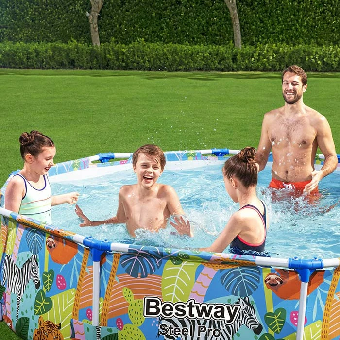 Piscine Tubulaire Bestway Steel Pro Ronde Décor Animaux 3,05 X 0,66 M 4 Piscine Tubulaire Bestway Steel Pro Ronde Décor Animaux 3,05 X 0,66 M – Image 4