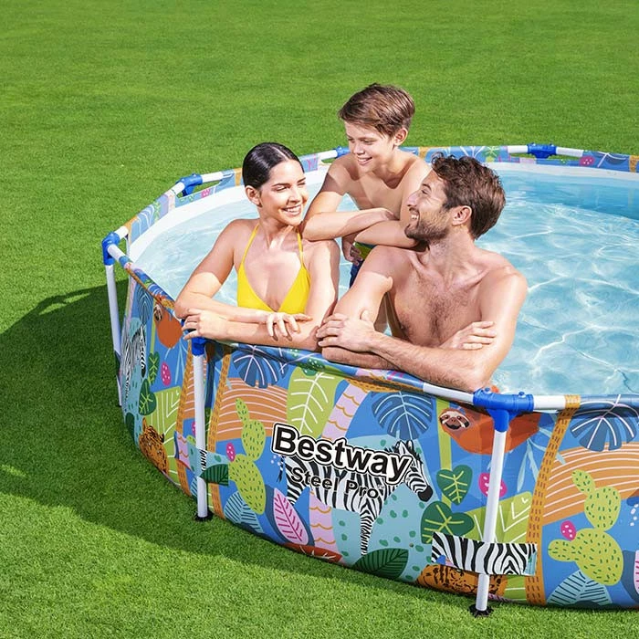 Piscine Tubulaire Bestway Steel Pro Ronde Décor Animaux 3,05 X 0,66 M 5 Piscine Tubulaire Bestway Steel Pro Ronde Décor Animaux 3,05 X 0,66 M – Image 5