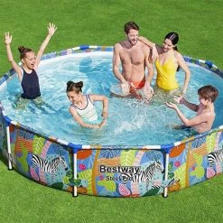 Piscine Tubulaire Bestway Steel Pro Ronde Décor Animaux 3,05 X 0,66 M 11 Piscine Tubulaire Bestway Steel Pro Ronde Décor Animaux 3,05 X 0,66 M -piscine Soldes piscine tubulaire bestway steel pro ronde animaux 305 x 66 cm 4