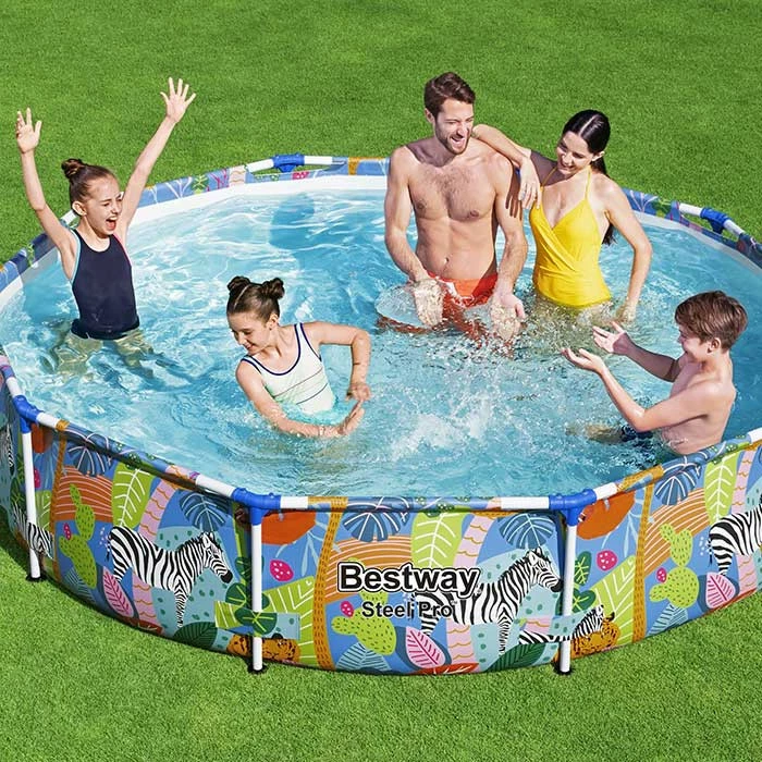 Piscine Tubulaire Bestway Steel Pro Ronde Décor Animaux 3,05 X 0,66 M 6 Piscine Tubulaire Bestway Steel Pro Ronde Décor Animaux 3,05 X 0,66 M – Image 6