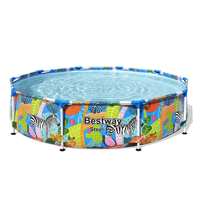 Piscine Tubulaire Bestway Steel Pro Ronde Décor Animaux 3,05 X 0,66 M 1 Piscine Tubulaire Bestway Steel Pro Ronde Décor Animaux 3,05 X 0,66 M