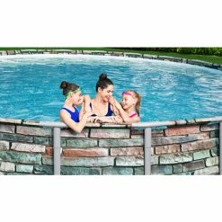 Piscine Tubulaire Bestway Power Steel Stone Ronde 4,27 X 1,22 M 12 Piscine Tubulaire Bestway Power Steel Stone Ronde 4,27 X 1,22 M -piscine Soldes piscine tubulaire bestway steel stone ronde 427 x 122 cm 6 1