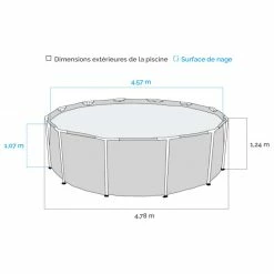 Piscine Tubulaire Ronde Intex Graphite 4.78 X 1.24 M 21 Piscine Tubulaire Ronde Intex Graphite 4.78 X 1.24 M -piscine Soldes piscine tubulaire ronde intex graphite 26384gn 1 1