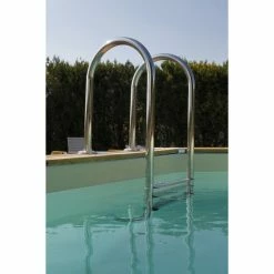 Piscine En Bois Octogonale Ubbink Azura 4,90 X 3,55 X 1,30 M - Liner Beige -piscine Soldes piscine ubbink azura 490 355 130 beige 3