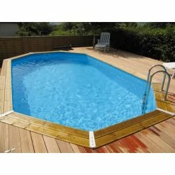 Piscine En Bois Octogonale Ubbink Azura 4,90 X 3,55 X 1,30 M - Liner Bleu 9 Piscine En Bois Octogonale Ubbink Azura 4,90 X 3,55 X 1,30 M - Liner Bleu -piscine Soldes piscine ubbink azura 490 355 130 bleu 2