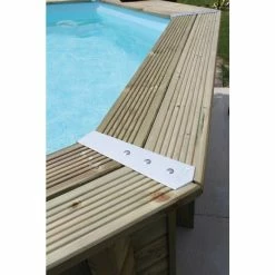 Kit De 8 Pièces Finition Margelles 135° Ubbink Alu Piscine Bois Octogonale 7 Kit De 8 Pièces Finition Margelles 135° Ubbink Alu Piscine Bois Octogonale -piscine Soldes platine linea angle finition margelles ubbink alluminium ambiance 3
