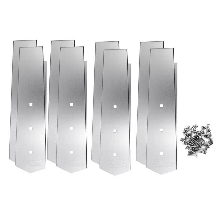 Kit De 8 Pièces Finition Margelles 135° Ubbink Alu Piscine Bois Octogonale 5 Kit De 8 Pièces Finition Margelles 135° Ubbink Alu Piscine Bois Octogonale – Image 5