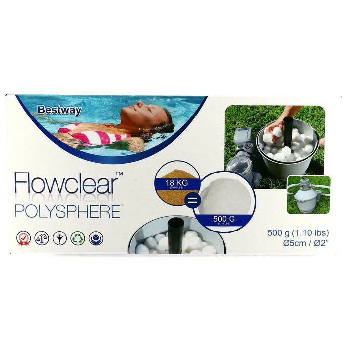 Balles Filtrantes Polysphères Bestway Flowclear 500 G 3 Balles Filtrantes Polysphères Bestway Flowclear 500 G – Image 3