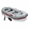 Set Bateau Gonflable 4 Places Intex Mariner 4 (gonfleur Et Rames Inclus)