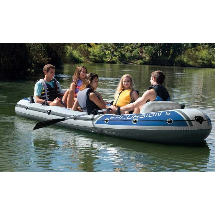 Set Bateau Gonflable 5 Places Intex Excursion 5 6 Set Bateau Gonflable 5 Places Intex Excursion 5 – Image 6