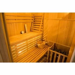 Sauna Traditionnel France Sauna ZEN - 3/4 Places -piscine Soldes sn zen3cpk sauna vapeur france sauna zen 3 4 places interieur