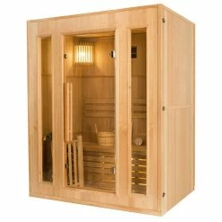 Sauna Traditionnel France Sauna ZEN - 3 Places 8 Sauna Traditionnel France Sauna ZEN - 3 Places -piscine Soldes sn zen3pk sauna vapeur france sauna zen 3places profil droit