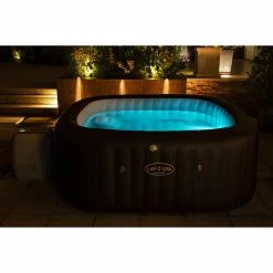 Spa Gonflable Bestway Lay-Z Spa MALDIVES HydroJet Pro 6 Places 12 Spa Gonflable Bestway Lay-Z Spa MALDIVES HydroJet Pro 6 Places -piscine Soldes spa bestway maldives led bleu 1