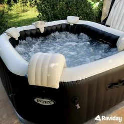 Spa Gonflable Intex PureSpa Carbone 4 Places -piscine Soldes spa carbone intex raviday 4 1 1