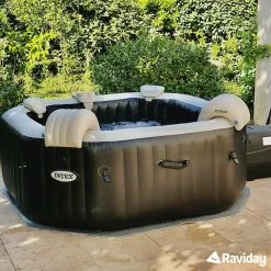 Spa Gonflable Intex PureSpa Carbone 4 Places -piscine Soldes spa carbone intex raviday 1 1