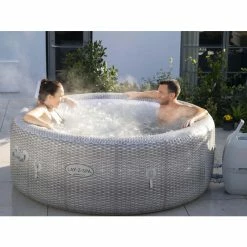 Spa Gonflable Bestway Lay-Z Spa HONOLULU AirJet 6 Places 12 Spa Gonflable Bestway Lay-Z Spa HONOLULU AirJet 6 Places -piscine Soldes spa gonflable lay z spa honolulu rond airjet 4 6 places bestway 1