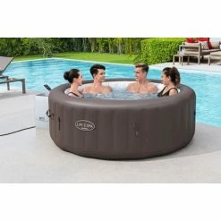 Spa Gonflable Bestway Lay-Z Spa DOMINICA HydroJet 6 Places -piscine Soldes spa gonflable rond lay z spa dominica hydrojet 4 6 places 1