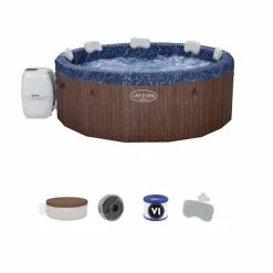 Spa Semi-rigide Bestway Lay-Z Spa TORONTO AirJet Plus 7 Places -piscine Soldes spa semi rigide rond lay z spa toronto airjet plus 5 7 places