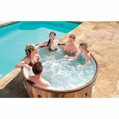 Spa Semi-rigide Bestway Lay-Z Spa HELSINKI AirJet 7 Places -piscine Soldes spa helsinki ambiance min 1