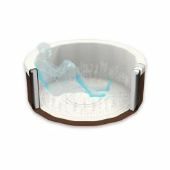 Spa Semi-rigide Bestway Lay-Z Spa TORONTO AirJet Plus 7 Places -piscine Soldes systeme massaga hydrojet toronto