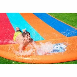 Tapis Glissant Bestway H2O GO 4 Pistes 4,88 M 9 Tapis Glissant Bestway H2O GO 4 Pistes 4,88 M -piscine Soldes tapis glissant bestway h2o go 4 pistes 4 88 m 2
