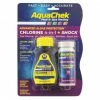 Bandelettes D'analyse Piscine Aquachek Chlorine 4 En 1 + Shock AquaChek - 50 Chlore Et 10 Shock